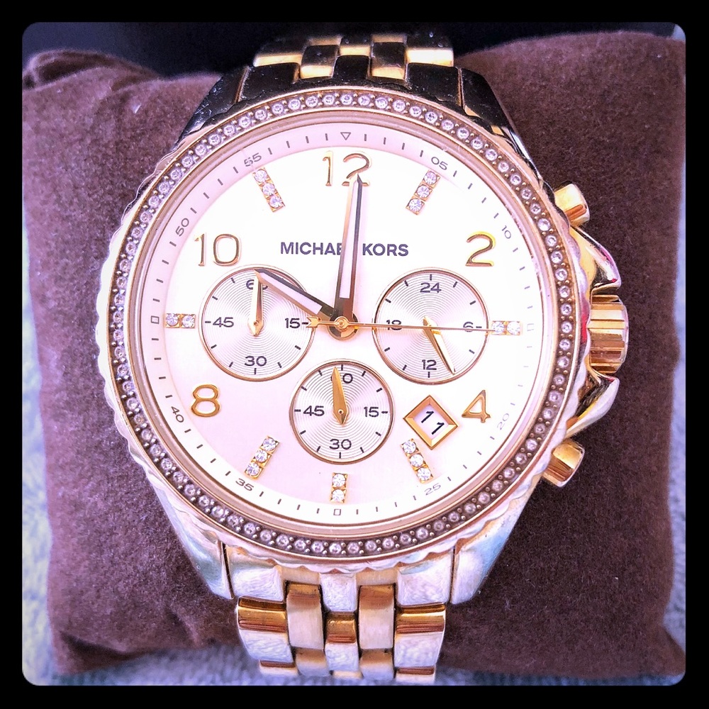 Michael Kors Oversized Gold Watch